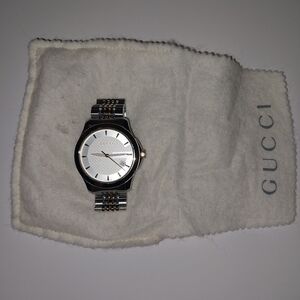 Authentic GUCCI Stainless steal two-tone G-timeless Collection Watch Swiss Made